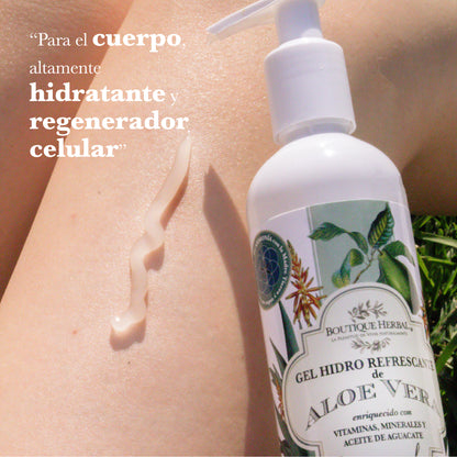 GEL DE ALOE VERA ORGÁNICO HIDRATANTE (CORPORAL)