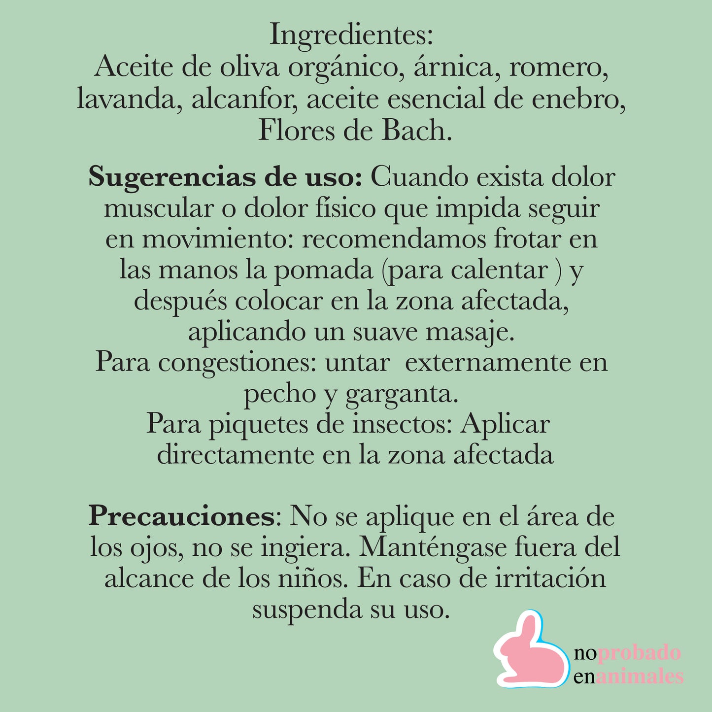 POMADA BIO- MUSCULAR FLORES DE BACH & PLANTAS MEDICINALES