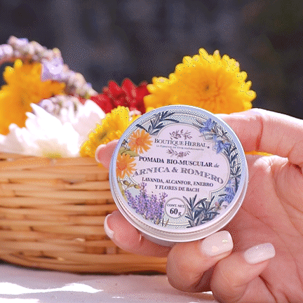 POMADA BIO- MUSCULAR FLORES DE BACH & PLANTAS MEDICINALES