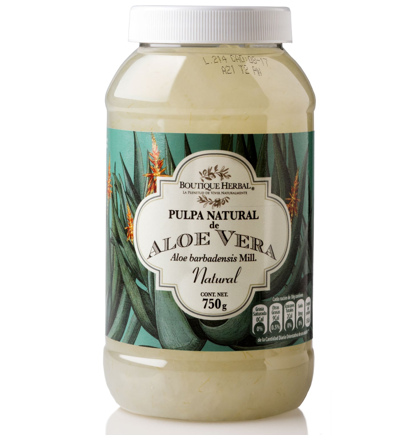 PULPA DE ALOE VERA COMESTIBLE ORGÁNICO